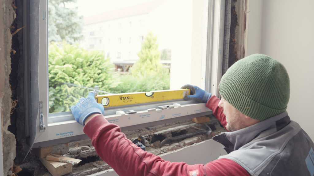 Window installation in Tempelhof